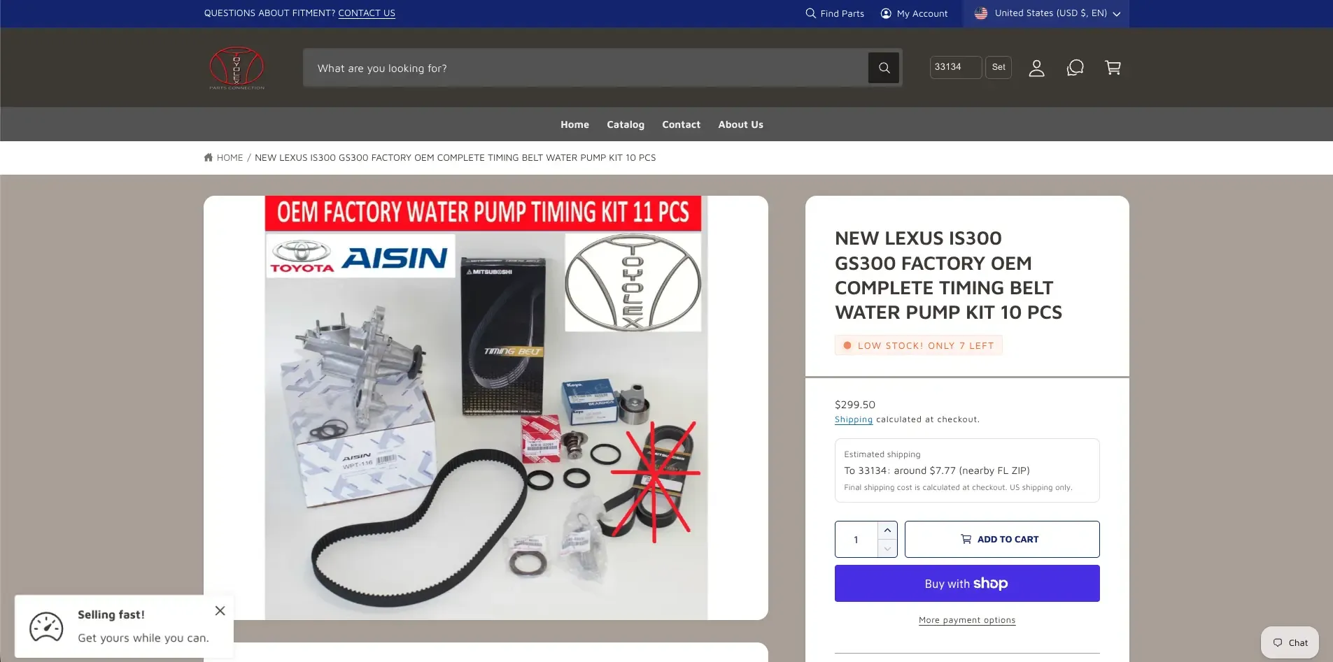 Product page